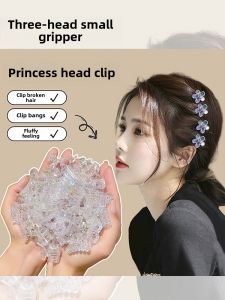 Mini Rainbow Hair Claw Womens Small Size Shark Tail Clip Hair Accessories Side Clip Hair Card  out Fashion Jewelry