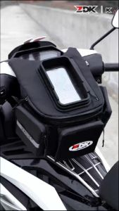Túi treo đầu xe máy ZDK K4 nhiều ngăn có sạc phiên bản cao cấp túi đựng điện thoại cảm ứng đồ dùng dung tích lớn