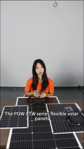 PowMr 6W/10w Flexible Solar Panel Solar Cell for Home Generator & Outdoor Car RV Monocrystalline Silicon Power Generation Panel