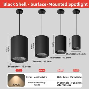 TONGZHIGUANG | Ceiling-mounted Recessed Downlight