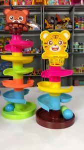 Mainan anak ROLLING BALL bola Seluncur / rotating orbit / Mainan Anak Edukasi SNI