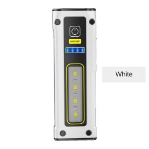 7 Mode Mini Multifunctional Dual Lamp Handheld Flashlights/ USB Charging Flashing LightLamp/ With Charging Treasure