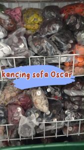 KANCING SOFA OSKAR/KANCING BUNGKUS SOFA/KANCING DIPAN WARNA PER BUNGKUS ISI 100PCS