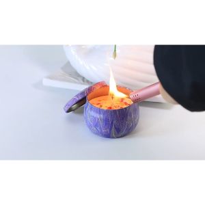 Nến Thơm Tinh Dầu Thiên Nhiên Phong Cách Hoa Khô Thảo Mộc -Aeneas Shop