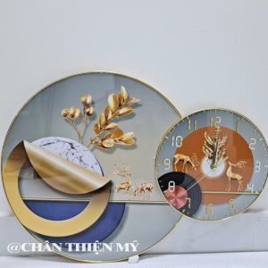 Đồng Hồ Treo Tường Kim Trôi Quà Tân Gia Decor Trang Trí Nhà Cửa Phòng Khách ĐHKHĐ-01