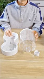 SKISOPGO Automatic Pet Feeder Large Capacity Cat Dog Water Dispenser Food Feeding Bowls Bekas Makanan Kucing