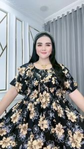 Marimar Pita Burba - Pakaian Wanita Dress Semok Depan-Belakang Katun Rayon