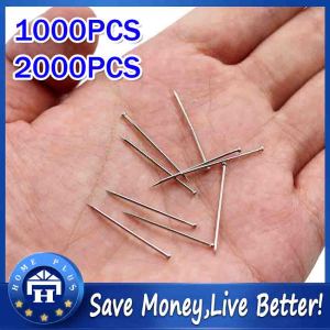 【Local delivery】 2000pcs Stainless Steel Dressmaker Straight Quilting Pins Fine Satin Ball Head Pins 26mm for Jewelry Making DIY Sewing Tools Flat-Head-Pins-Kit-L