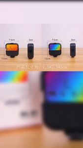 Rechargeable Mini Selfie Light Brightness Adjustable Phone Camera Lamp Clip Cahaya Fotografi For Phone Laptop Tablet Meeting Make Up 直播补光灯