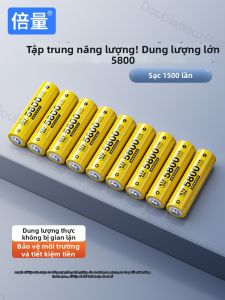Doublepow | Bộ Pin Sạc AA/AAA Dung Lượng Cao Kèm Đốc Sạc Thông Minh