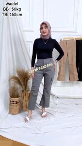 Celana Cargo cutbray Wanita celana cutbray cargo bahan katun combed twill celana cargo cutbray celana cargo cutbray dewasa celana cargo kekinian