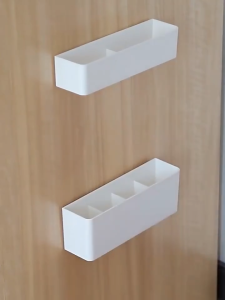 I.Rumah 2pcs/Set Home Umbrella Storage Rack Adhesive Wall-mounted Umbrella Holder Hanger Organizer Umbrella Stand