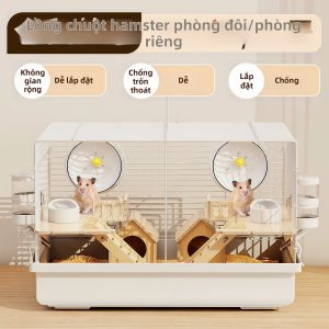 XIANBINGYAN | Lồng Chia Khu Vực cho Hai Chuột Hamster