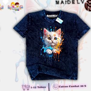 MAIDELV Baju Kaos Distro Anak Laki Laki & Perempuan SABLON HEWAN