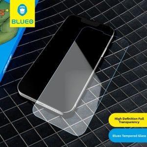 BLUEO | Anti-drop Anti-peeping Anti-fingerprint Tempered Glass Screen Protector for iPhone 13/12 Pro/13 Pro Max Full Screen Coverage Orange