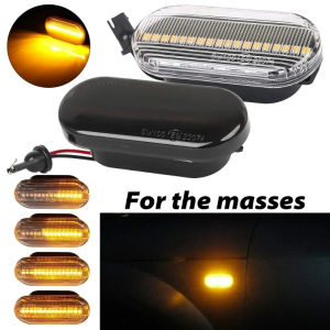 เครื่องหมายไฟ LED ด้านข้างอำพันเลี้ยวสัญญาณไฟ T10 W5W ไฟเบรคถอยหลังไฟสำหรับรถ Volkswagen กอล์ฟ3 4 MK2พาสสาท3BG โปโล6N 9N Bora Vento