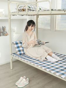 Pure Cotton Dormitory Bed Sheet Single School Dormitory Quilt Cover Simple Home Textile Long Staple Cotton Sheet for Students
