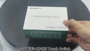 Tuya Smart WiFi Light Switch Touch Panel Wall Switch Smart Touch Switch With RF433 Voice Control With Alexa Google SmartThings