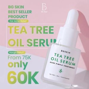TEA TREE OIL SERUM BG SKIN GANTINYA TEA TREE ACNE SERUM BG SKIN / BG SKINCARE / BEAUTY GLOW SKINCARE BPOM