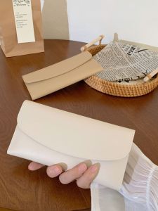 Long Thin Womens Wallet Multi-Card Slot Fashionable Versatile Simple Student Leather Clutch Bag Korean Style Summer New Arrival