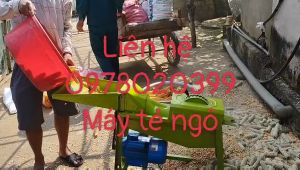Máy tẻ ngô  tẽ hạt bắp sử dụng động cơ điện 15kw
