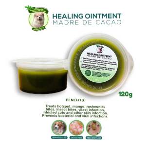Organic Madre De Cacao Healing Ointment for Dogs & Cats - 60g/100% Pure Organic Formula for Hotspots Mange Rashes