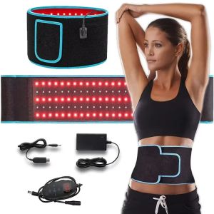 Infrared Light Therapy Belt 850nm 660nm Red Lamp Therapy LED For Back Pain Relief Burn Fat Slimming Waist RED Light Wrap Belt