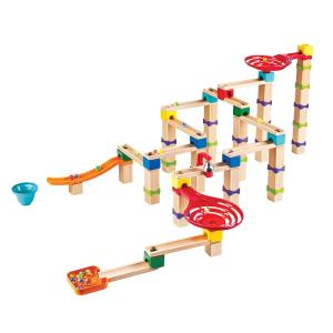Hape | Spiral Racing Track Marble Game for 3-6 Year Olds