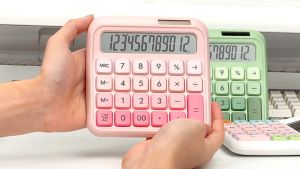 Kalkulator Macaroon 12 Digit & Dual Power: Solusi Hitung Akurat