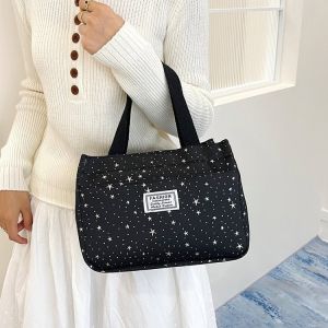 FQ1 Korean style high-end star handbag for women new large capacity lunch bag for office workers QF1