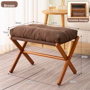 Folding Real Wood Bench