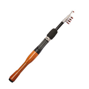Telescopic Fishing Rod with Cork Handle Carbon Fiber Portable Fishing Rod Tool Accessories Outdoor Throwing Fishing Rod