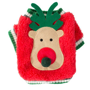 hipidog | Christmas Reindeer Design Winter Warm Small Dog Coat