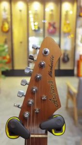 Aria Pro II 615-MK2-TQBL Nashville Hot Rod Collection Electric Guitar w/Roasted Maple Neck Bag & Acc - Turquoise Blue