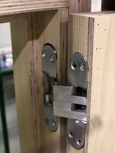 บานพับซ่อน กล่องละ 2 อัน บานพับข้อเสือ พับได้ 180 องศา (รวมสกรู)งานหนัก / สแตนเลส