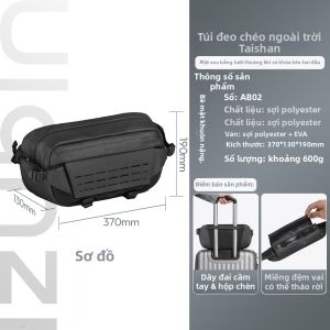 Ulanzi | Túi Đeo Chéo Chống Nước Dung Lượng Lớn cho Máy Ảnh dành cho Nam