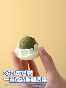 THPET ของเล่นแมวแคทนิปติดผนัง หมุนได้ ขัดฟันแมว คลายเครียด กระตุ้นการเล่น