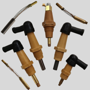 แปรงไฟฟ้า DLM10 สำหรับเครื่องมือตัดกระดาษ เครื่องพิมพ์ เครื่องมือตีนตั้ง แปรงคาร์บอน อะไหล่เครื่องมือกล