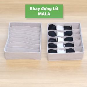Khay đựng | JYSK Mala | bọc vải polyester | be | R33xS27xC10cm