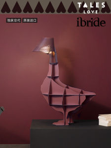 Ibride Original Animal Furniture Juno Goose Goddess Lamp Nightstand Living Room Side Table Storage Rack Luxury Design Density Board