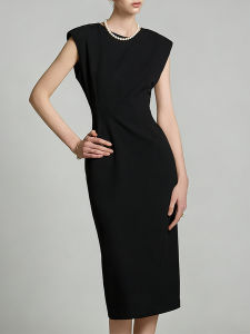 PIAOYA | Sleeveless Professional Dress Fitted Suit Style