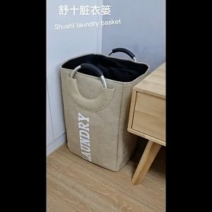 LARGE Laundry Bag Foldable Dirty Clothes Basket Beg Laundry Baju Bakul Besar Simpan Barang