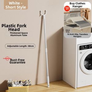 Telescopic Clothing Hanger Convenient for Reaching