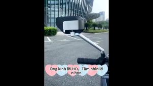 Gương chiếu hậu xe điện gương hậu xe máy 180° tay kiếng cong thích hợp cho nhiều loại xe máy