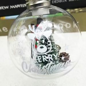 8CM Christmas Ball Glitter Unique Xmas Tree Hanging Decoration Ornaments Bubbles Party Pendant Ballll圣诞树装饰球