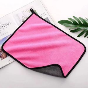 vita 31*25 multipurpose double-sided thick towel home car coral fleece super absorbent towel hand towel