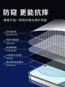 Privacy Screen Protector Tempered Glass Film for Vivos30 Full Screen Coverage Anti Peeping Mobile Phone Stickers Shock Resistant