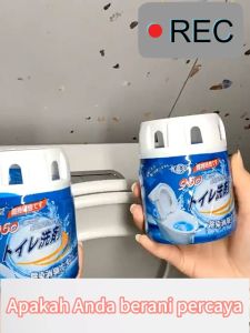 【Diimpor dari Jepang Pengiriman segera】Pembersih Toilet Ampuh Automatic Toilet Bowl Cleaner Toilet cleaners for Stain untuk membersihkan kloset dari bau tidak enak sterilisasi dari kuman dan membantu menyiram kotoran yang lengket di permukaan kloset
