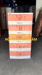 [HỎA TỐC HCM] Tủ nhựa duy tân đại kiểu màu trắng hồng giao hàng nhanh - tủ nhựa quần áo