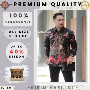 Batik Pria Baju Batik Pria Lengan Panjang Kemeja Batik Pria Batik Pria Moderen Batik Pria 2022 Kemeja Batik Cowok Batik Pria Premium Batik Pria Katun Batik Aluna PJ-021